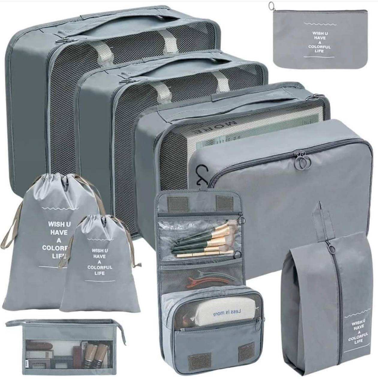 10pcs Luggage Travel Organizers For suitcase 