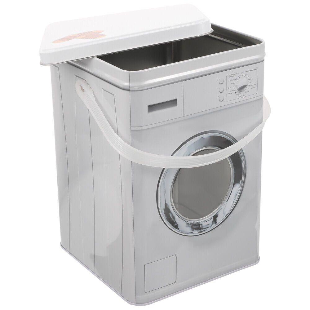 Washing machine themed powder/laundry detergent storage container - 