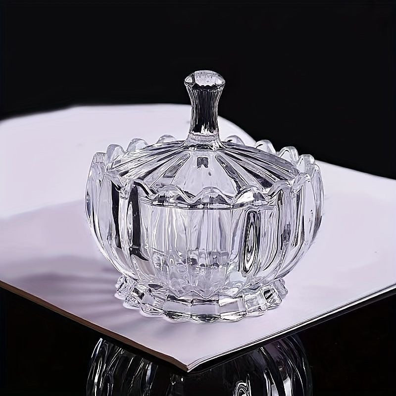 GLASS Decorative candy jar/sugar dish