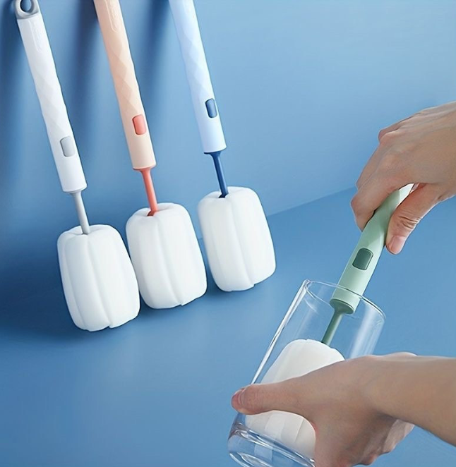 Removable sponge brush