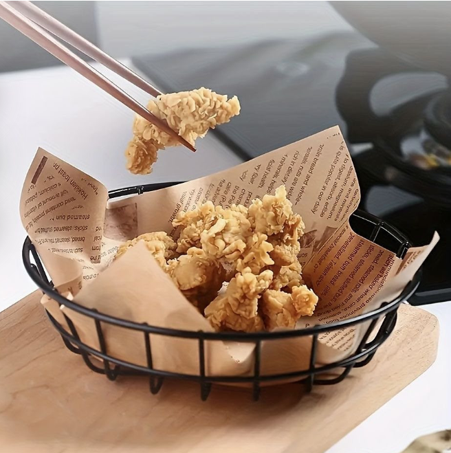 Fries Basket,french fries strainer/ holder for serving