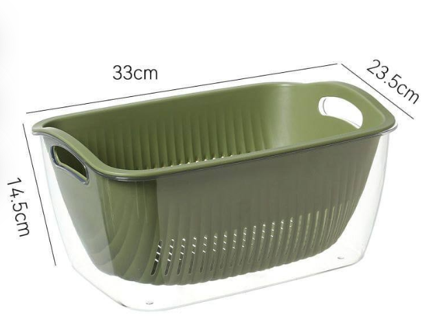 Double layer drain basket