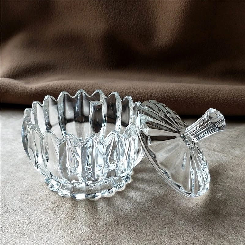 GLASS Decorative candy jar/sugar dish
