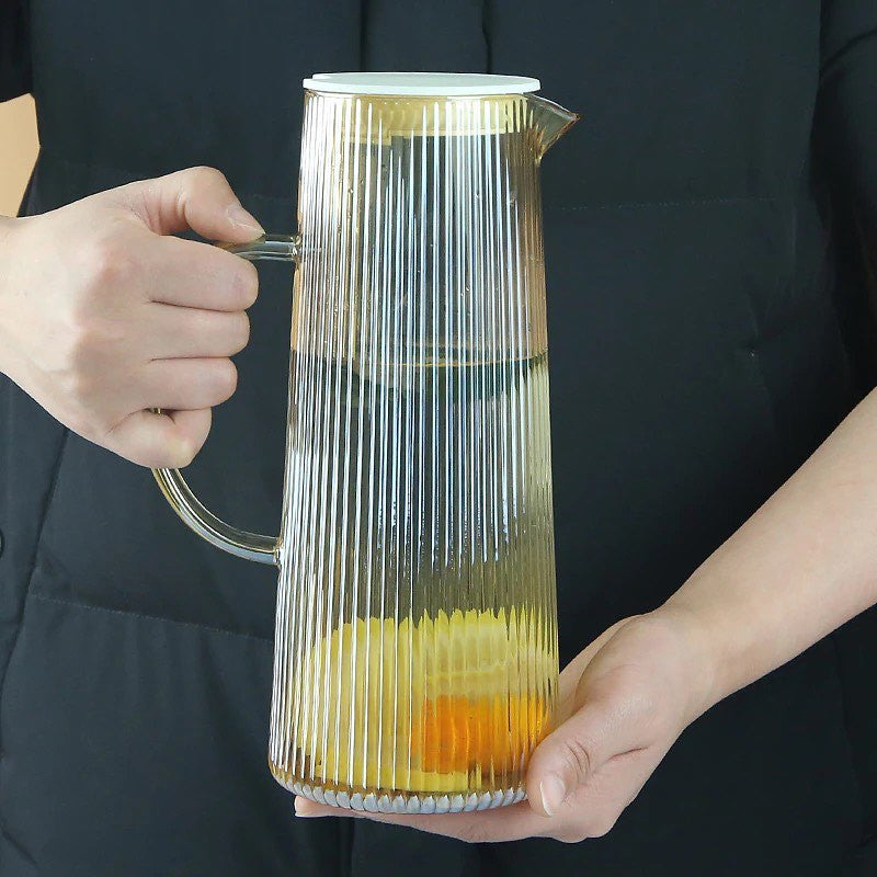 7 pc High quality borosilicate glass jug set