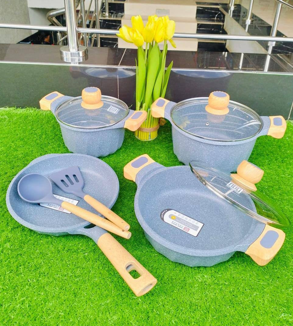 9pcs MGC Granite cookware set