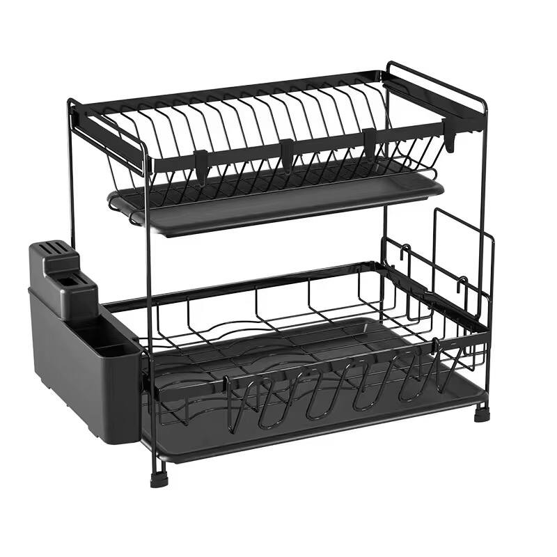 Unique Double Layer Carbon Steel Dishrack
