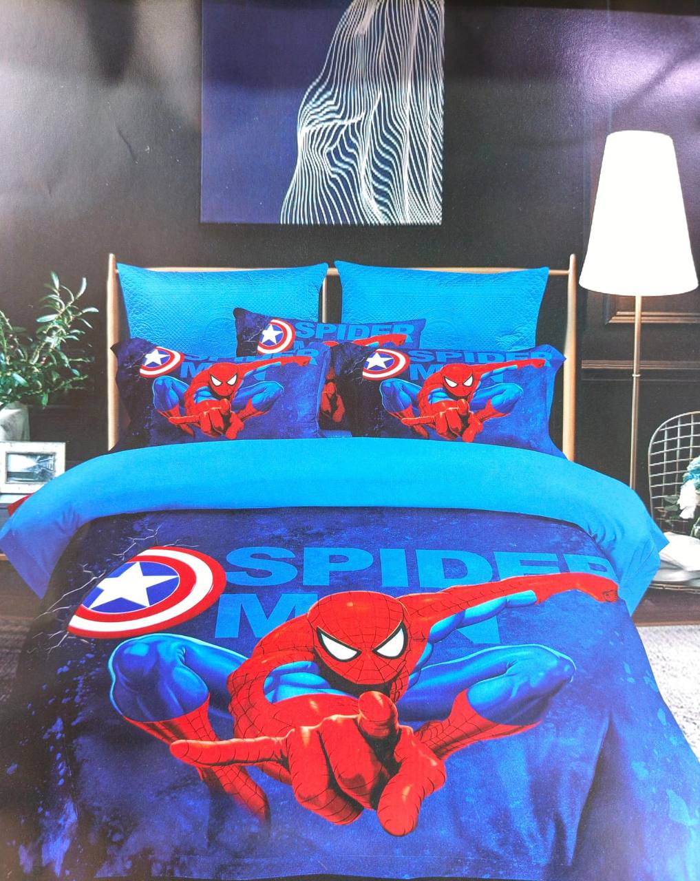 Cartoon themed duvet one sheet one pillowcases