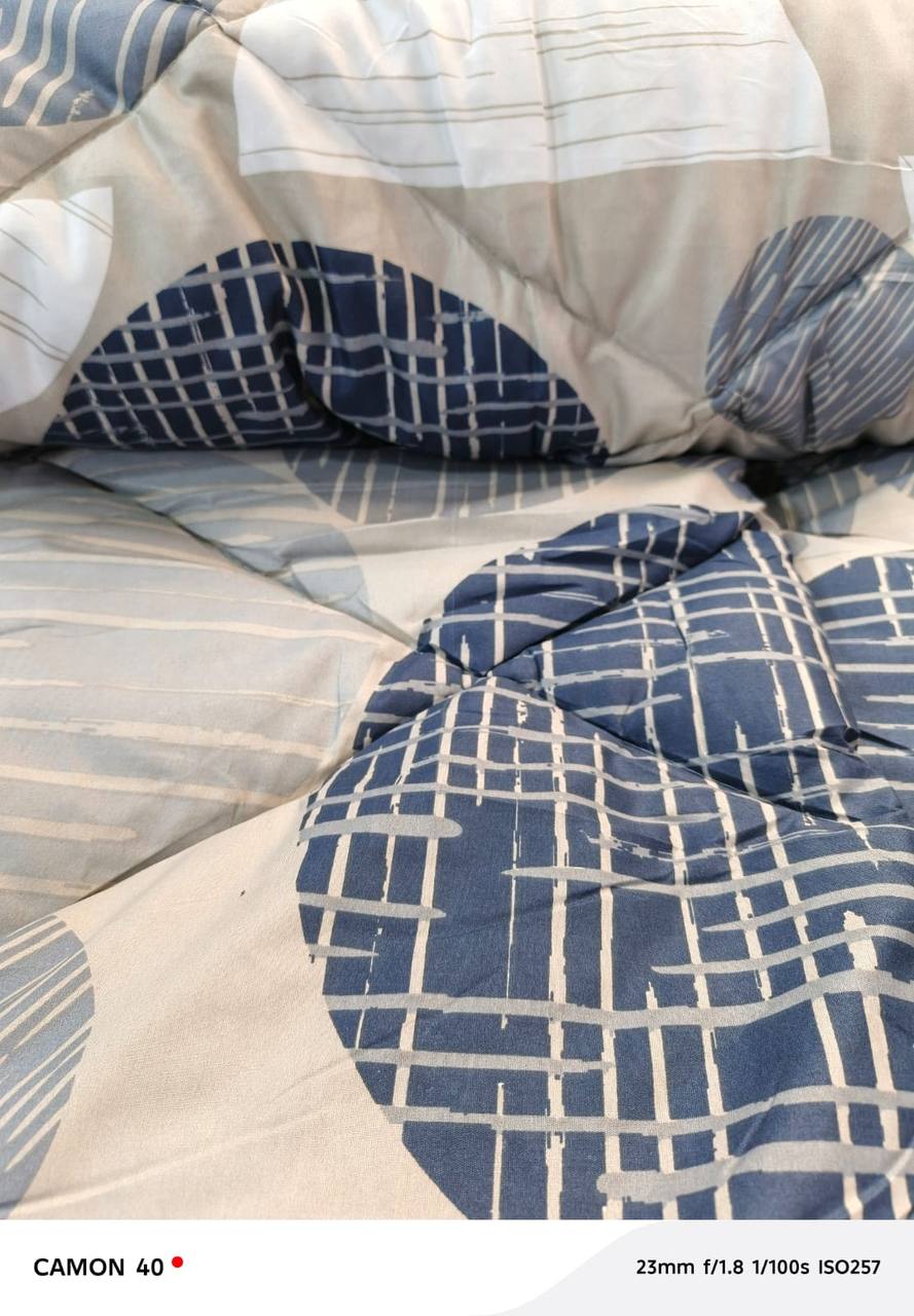 Unbinded duvet 1 bedsheet 2 pillowcases