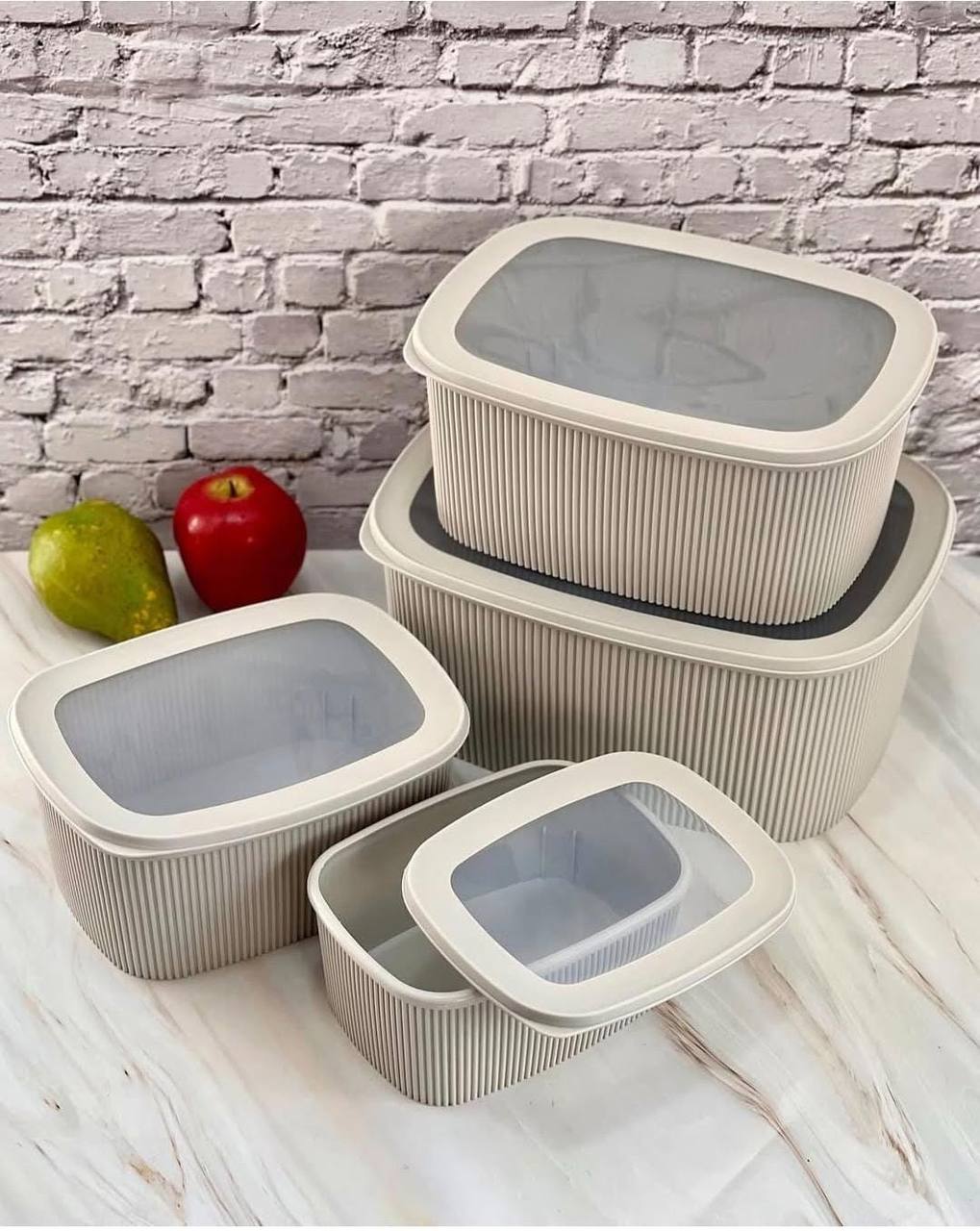 3pcs multipurpose storage containers
