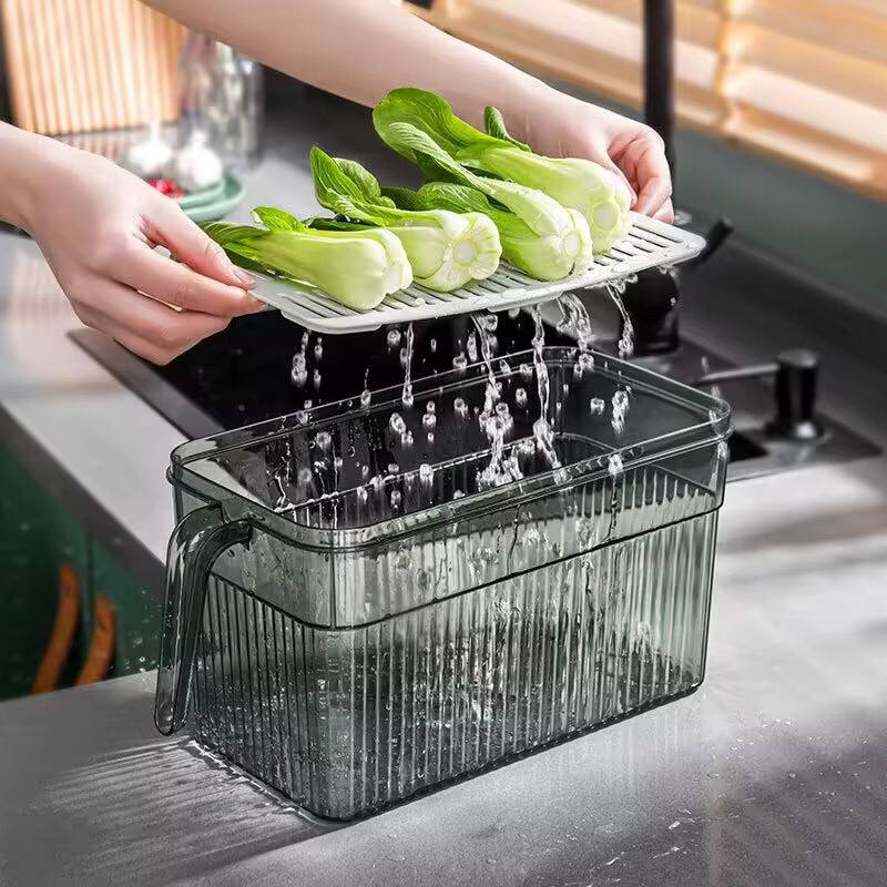 Timekeeping Stackable fridge /storage organizer