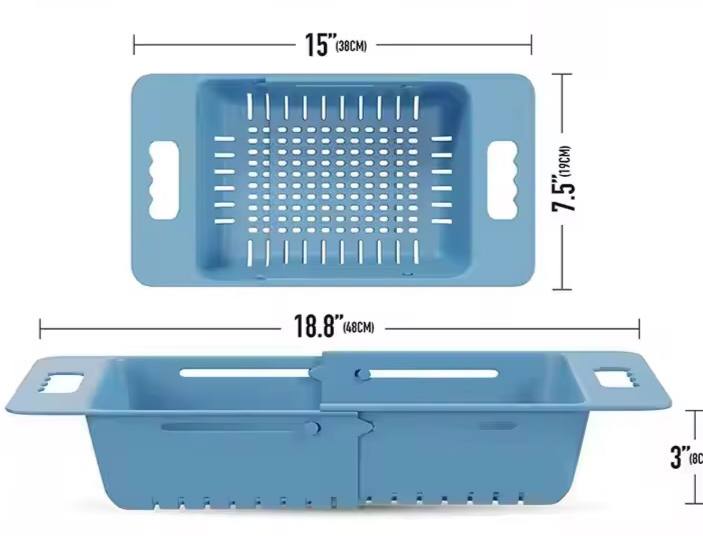Household sink strainer for washing fruits and vegetables