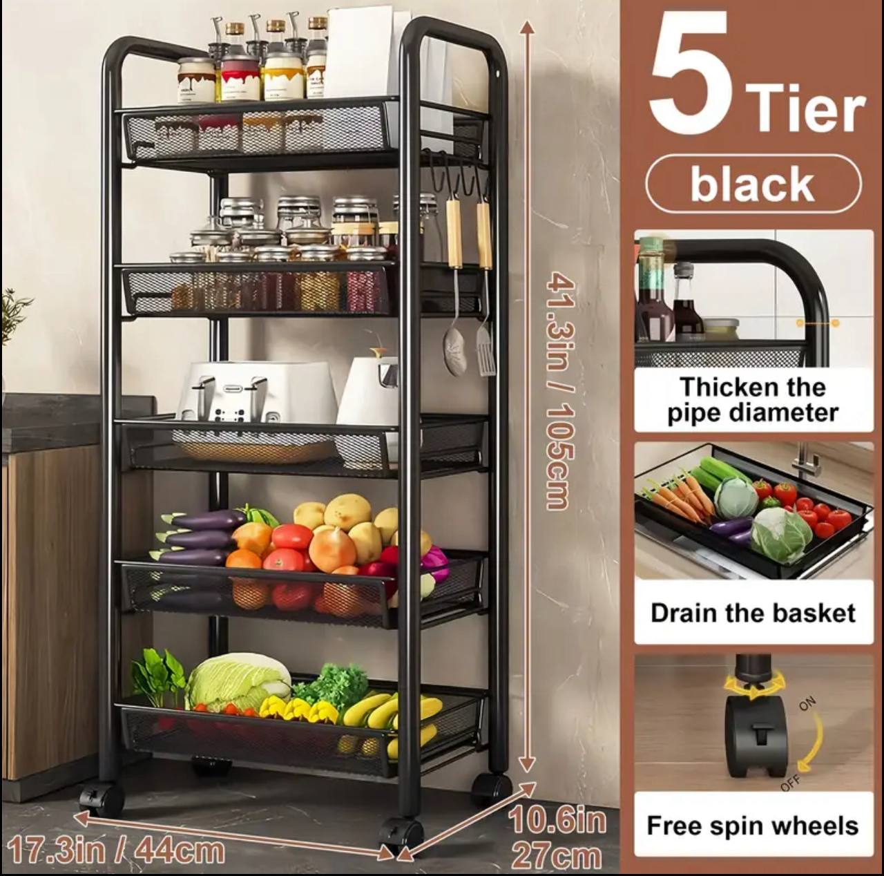 Multifunctional storage rack