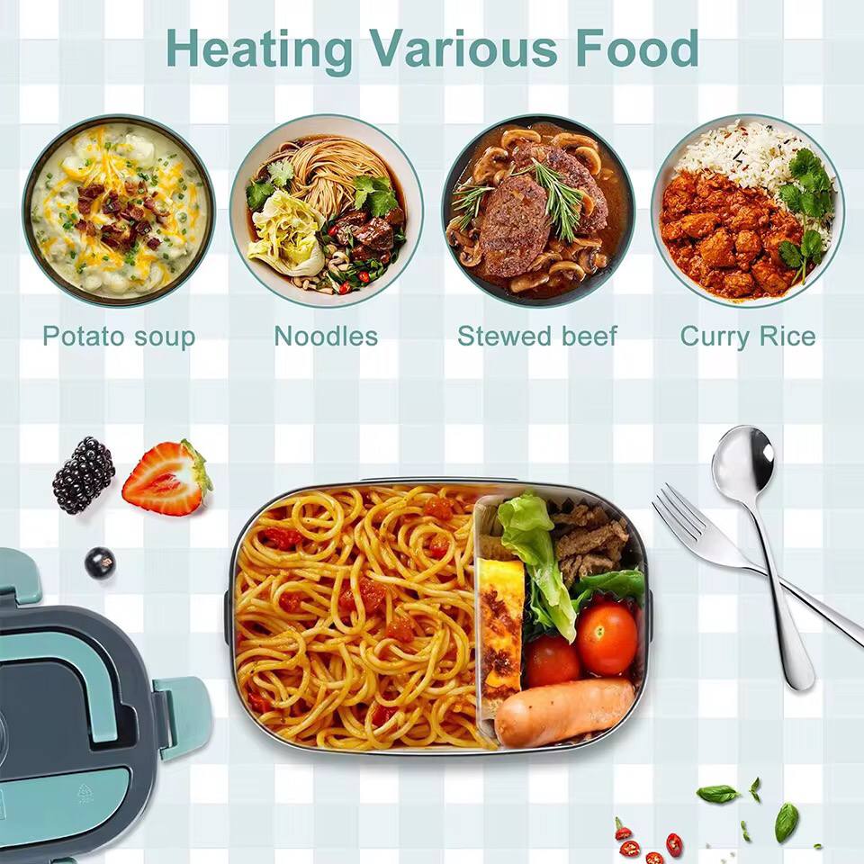 Electric lunchbox STAINLESS STEEL