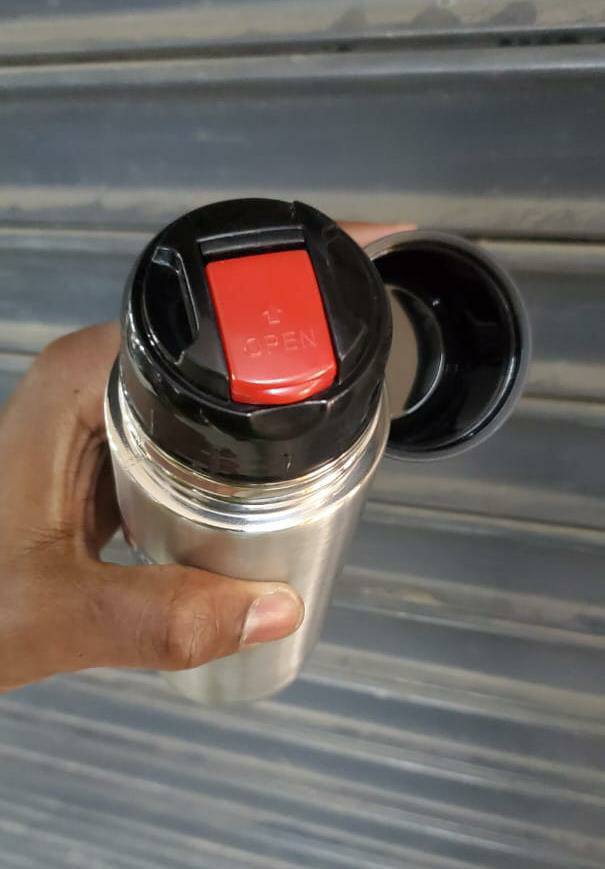 Hot and Cold stainless steel flask with bag