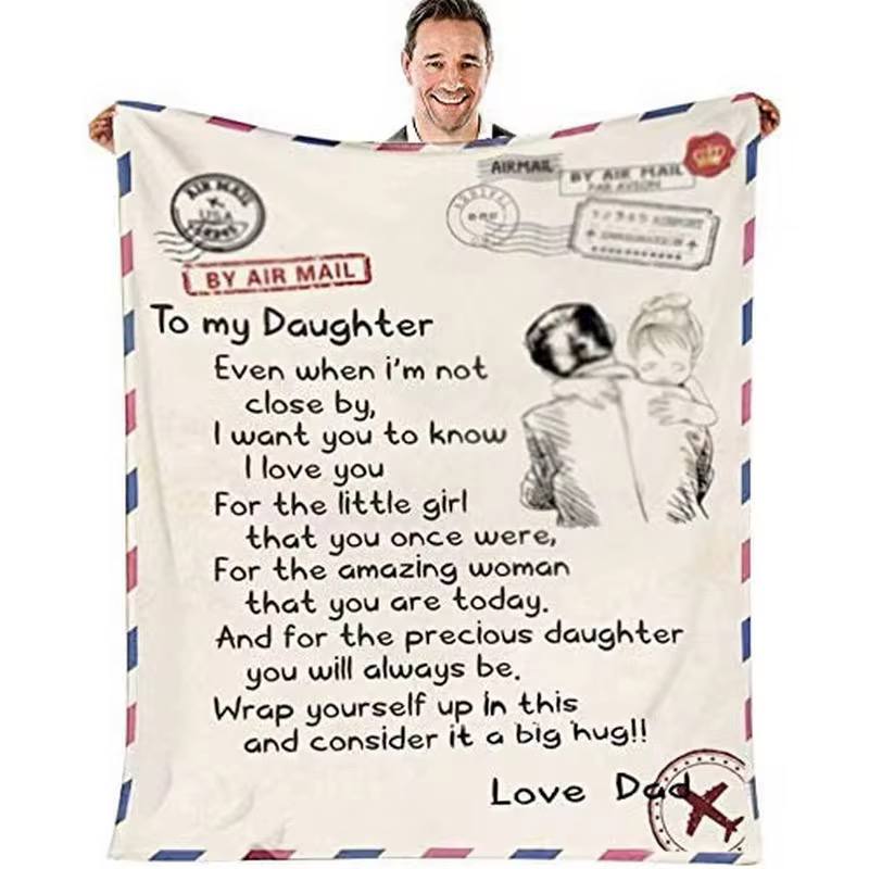 Express letter cossy throw blankets