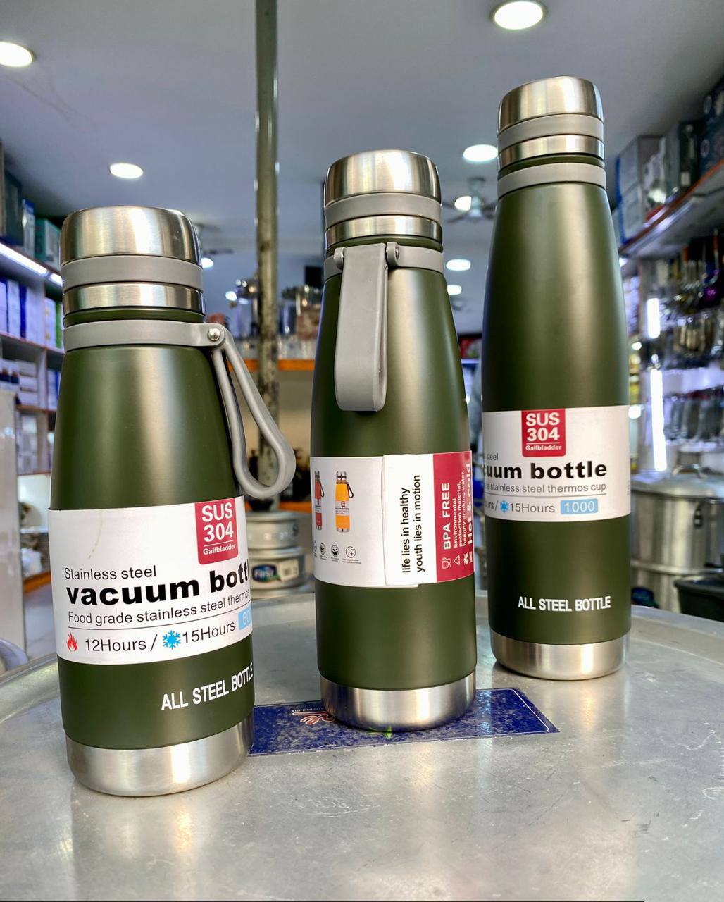 800 and 1lts stainless steel thermos flasks