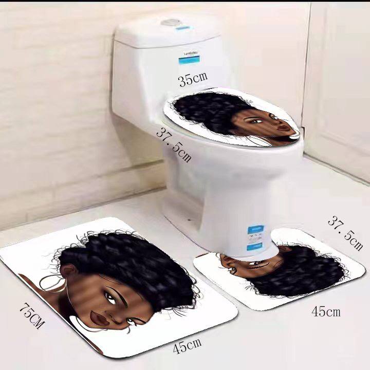 3in1 toilet mat set