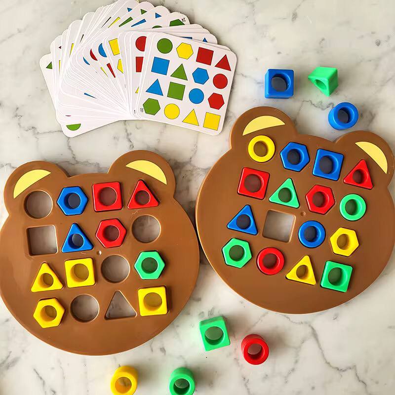 Early Education puzzle/Shape matching Cards Game