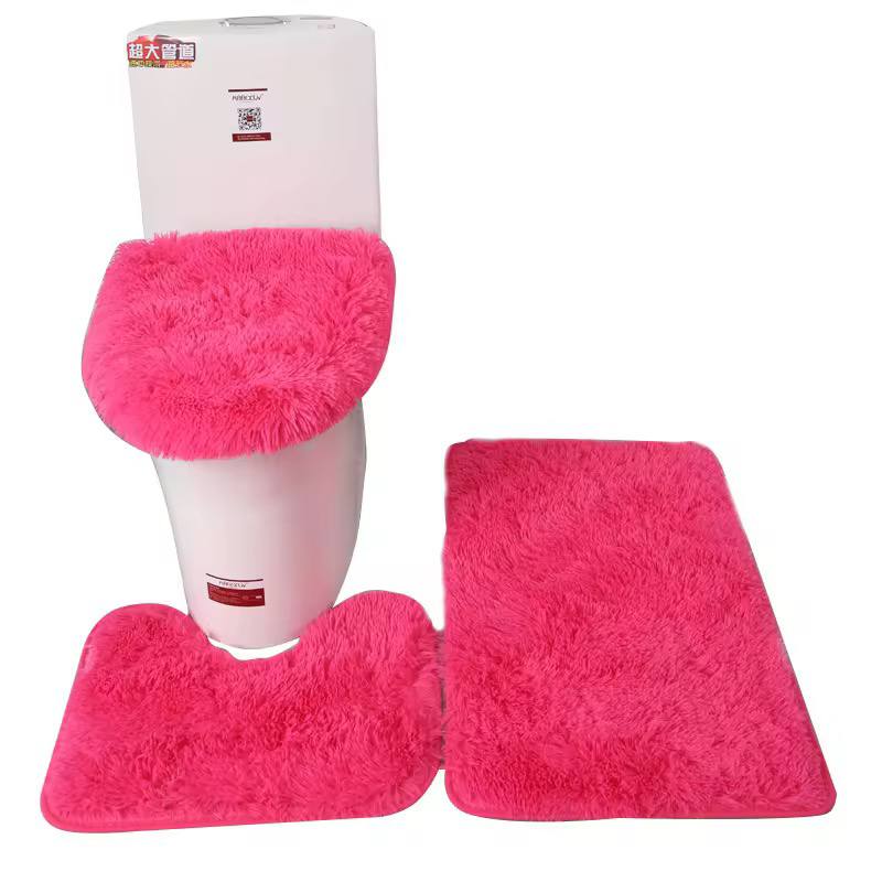 Fluffy 3 in 1 high quality toilet mats