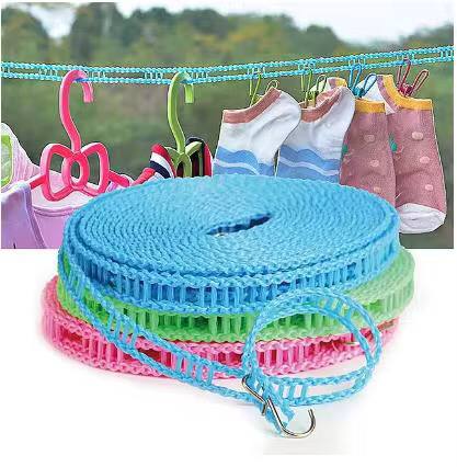 5m portable windproof non slip cloth line