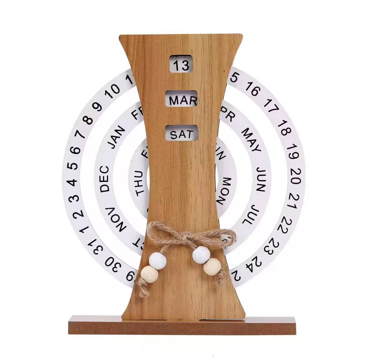 Creative manual rotating calendar