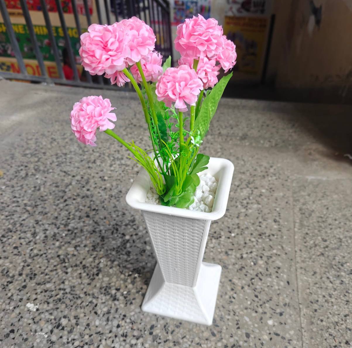 Flower and vase
