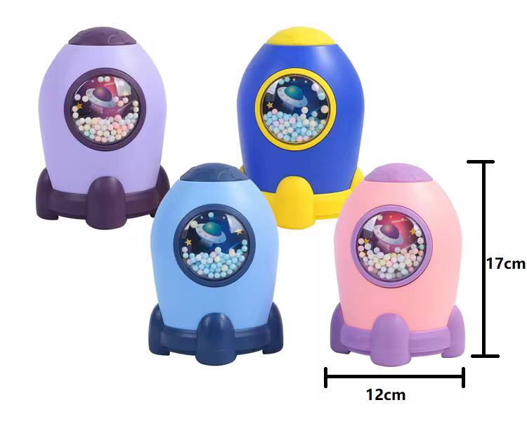 Rocket piggy bank