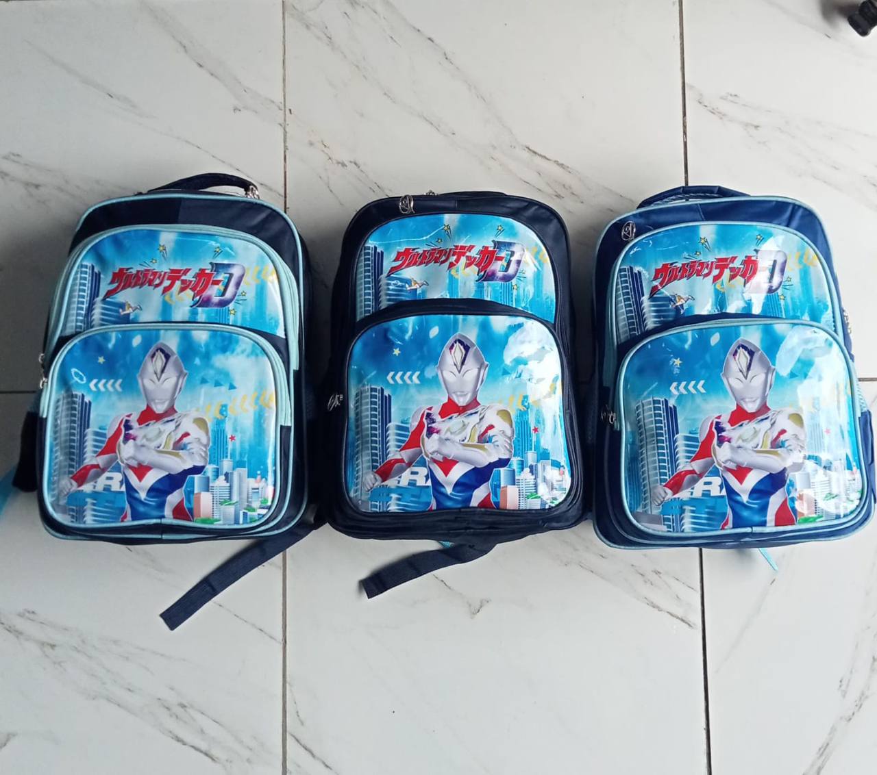Disney Cartoon 3 compartment School Bag,
