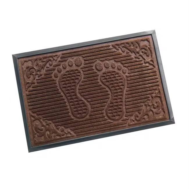 Door mat plain/patterned super strong and Antislip size 40 by 60