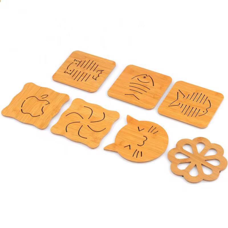 Bamboo coaster now available in 5 shapes