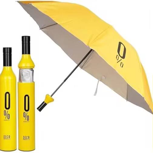 Wine bottle umbrella