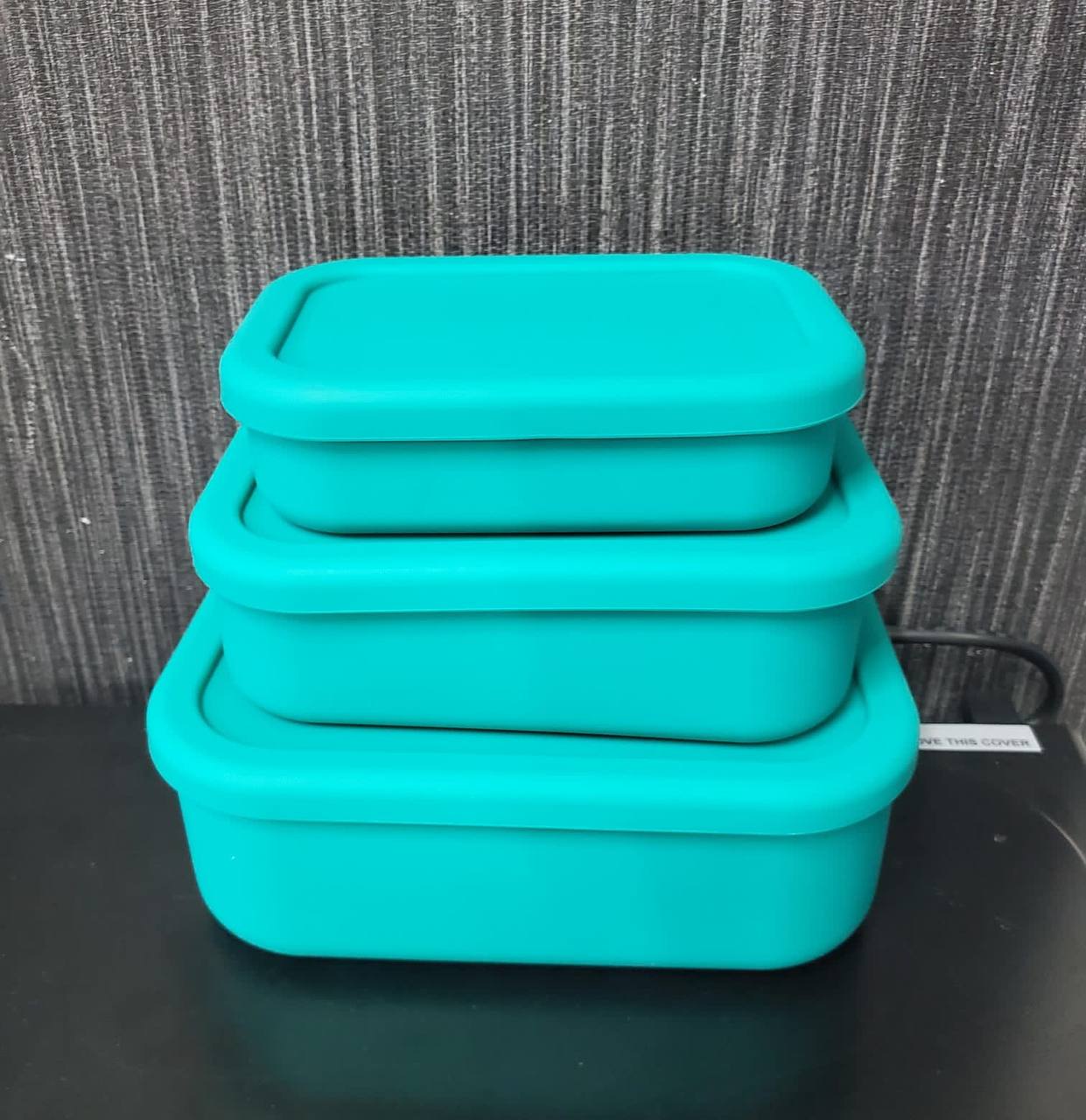 Leak proof & Food grade Silicone Lunch box set