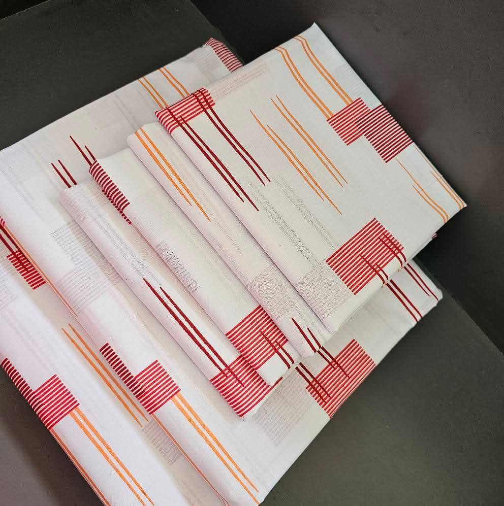 Two Flat Bedsheet Both Printed
4 Pillowcases