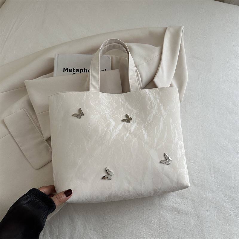 Butterfly large capacity tote Bag