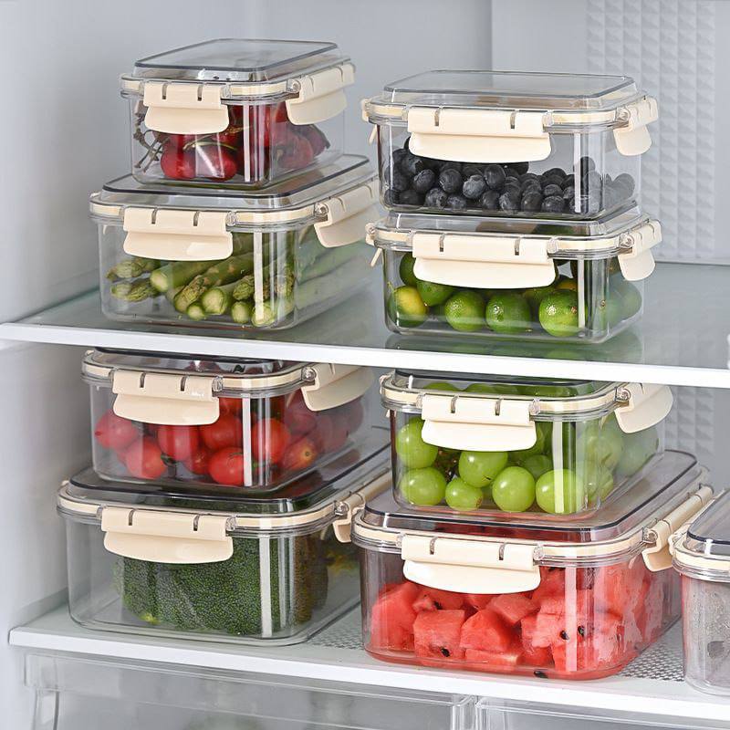 Airtight clip lock lids food storage
Reusable,