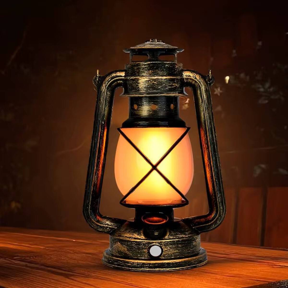 VINTAGE DESIGN 35cm LED LANTERN