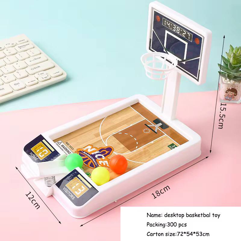 Desktop basketball shooting game