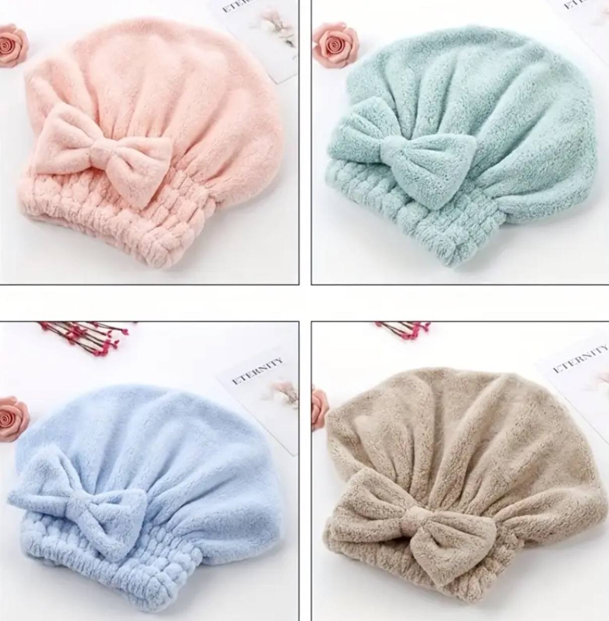 Super absorbent quick drying hair cap