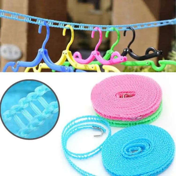 5m portable windproof non slip cloth line