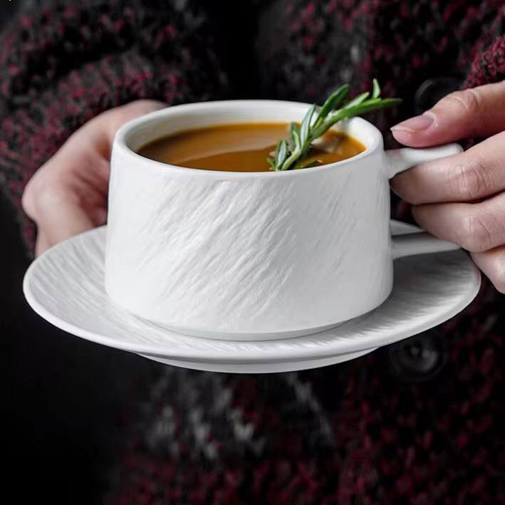 Cup saucer set of 6pcs