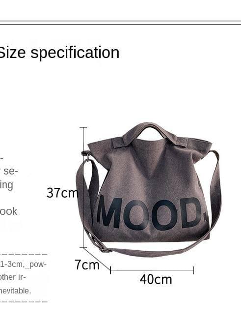 MOOD Large Capacity Shoulder Bag/Diagonal Cross Bag