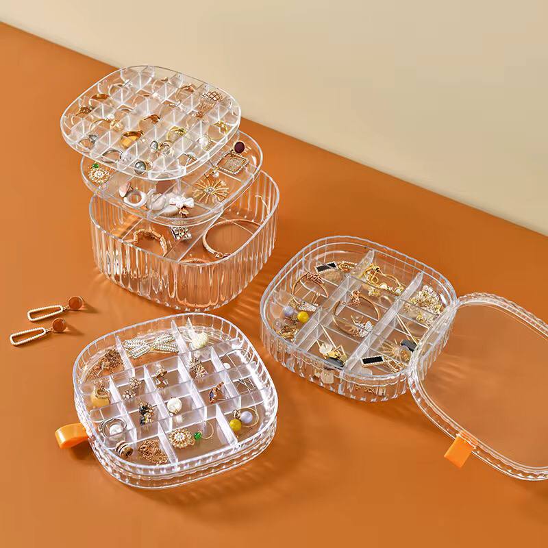 3 layer acrylic jewellery organiser