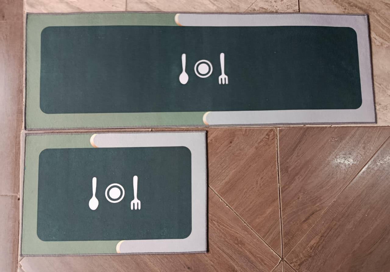 3D 2 PIECE KITCHEN MATS