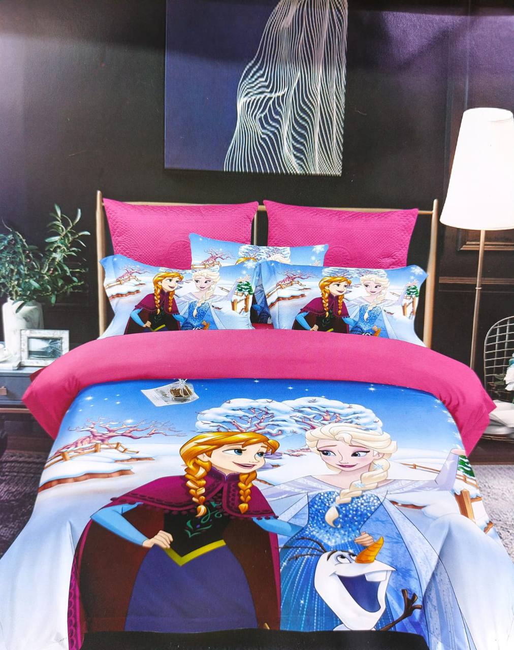 Cartoon themed duvet one sheet one pillowcases