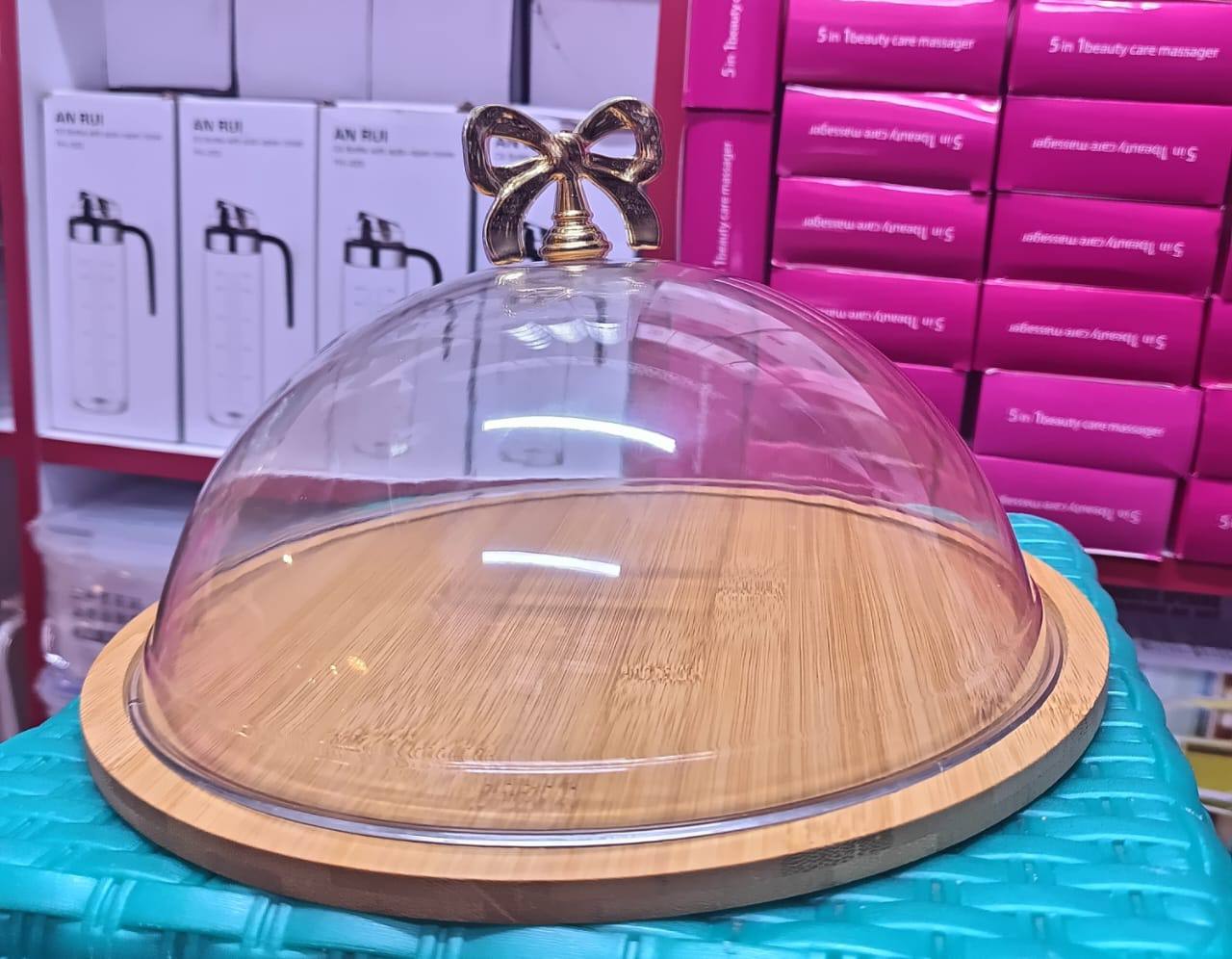 Acrylic food/cake cover-Big size
Material-Acrylic+Wood