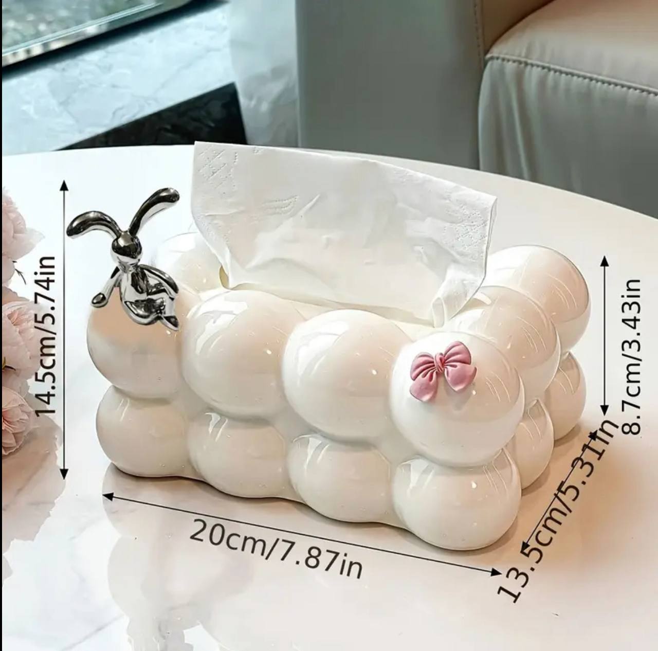 Bubble Tissue Box /Serviette Holder
