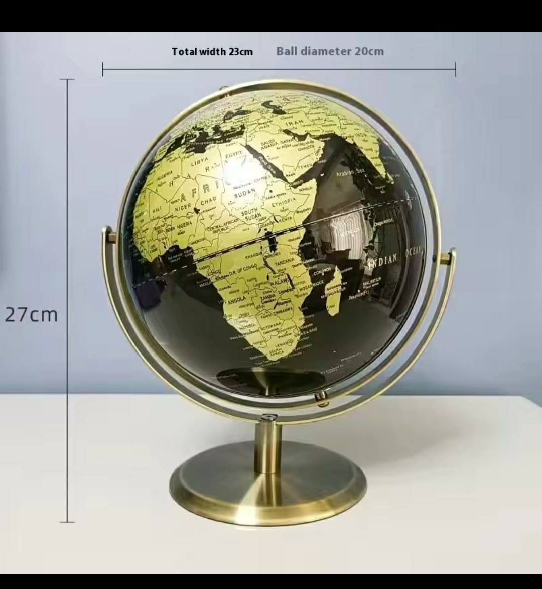 ROTATING GLOBE WORLD MAP