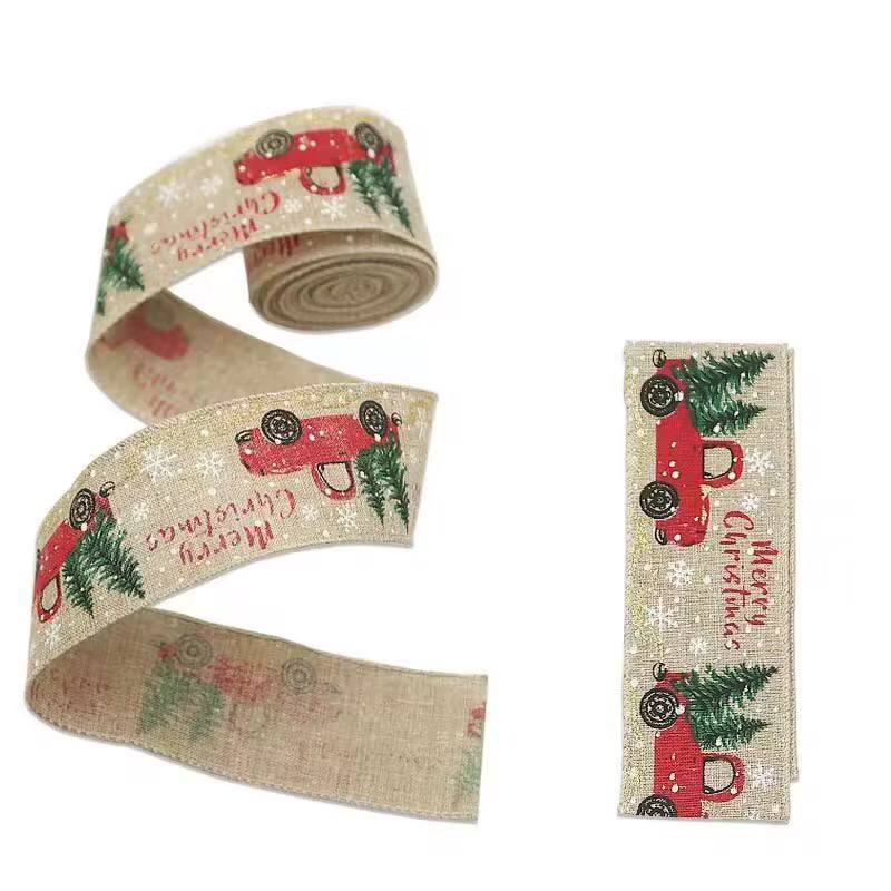 5 meters Christmas themed ribbon