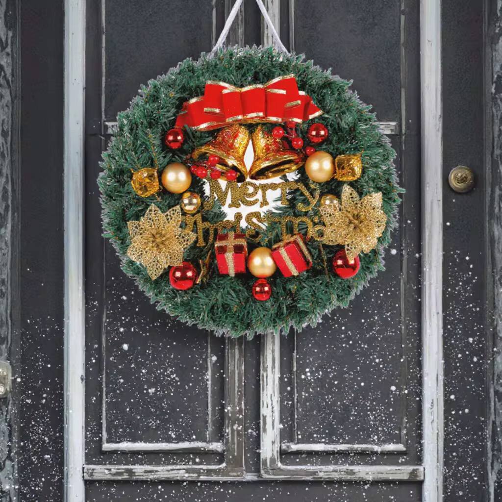 30cm Christmas wreath with lights
