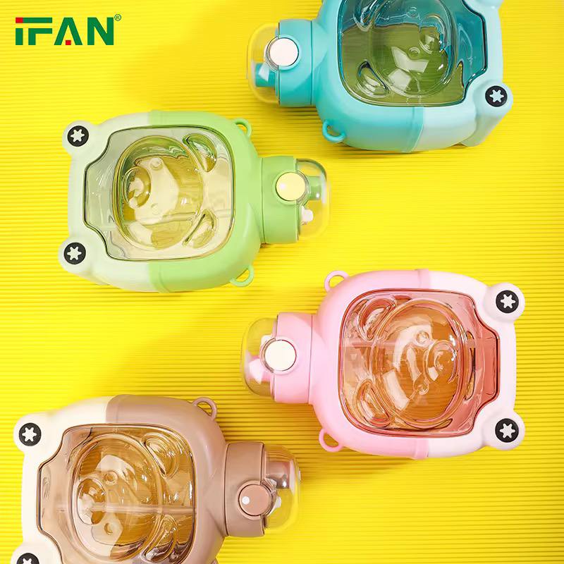 Cartoon themed plastic water bottles